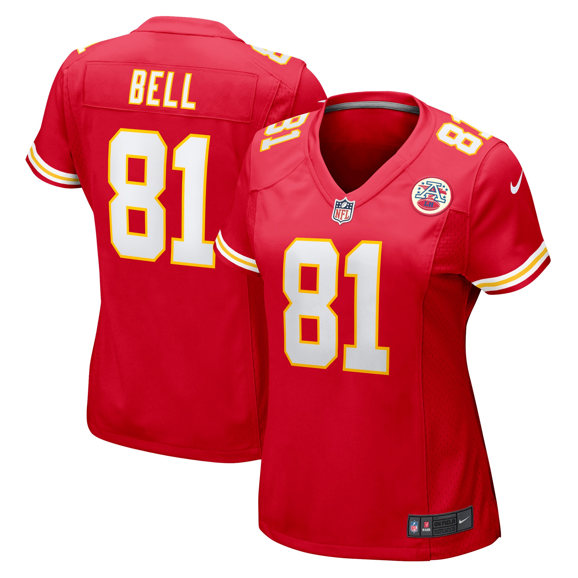 blake bell kansas city chiefs nike womens game player jersey red clowdercats guqvs.jpg