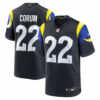 blake corum los angeles rams nike 2025 rivalries collection game jersey midnight blue clowdercats 21nd2.jpg