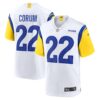 blake corum los angeles rams nike game jersey white clowdercats dtadp.jpg