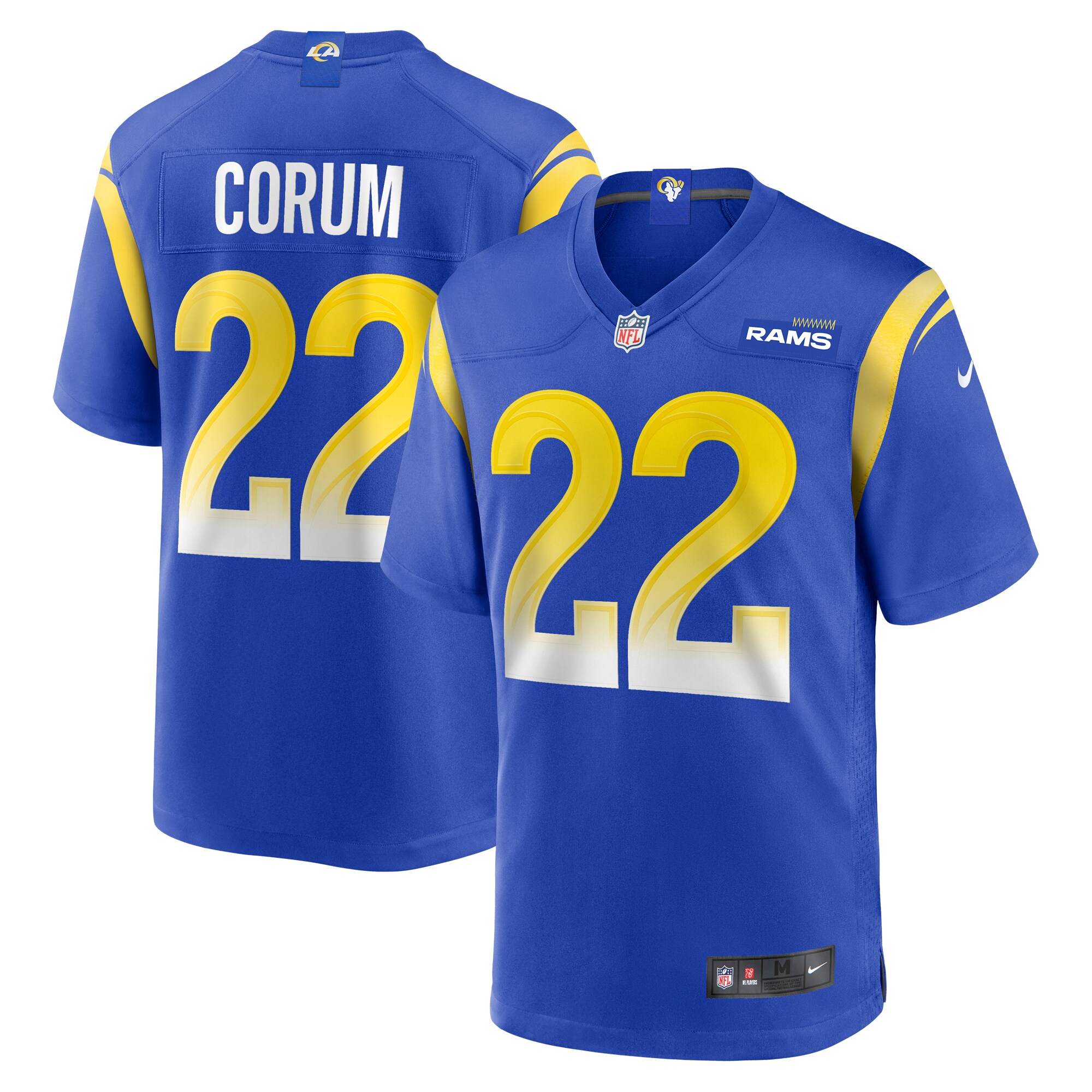 blake corum los angeles rams nike game player jersey royal clowdercats syknk.jpg