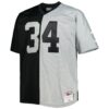 bo jackson las vegas raiders mitchell ness big tall split legacy retired player replica jersey blacksilver clowdercats jb7js.jpg