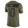 bo nix denver broncos nike 2025 salute to service limited jersey olive clowdercats 2kx7u.jpg