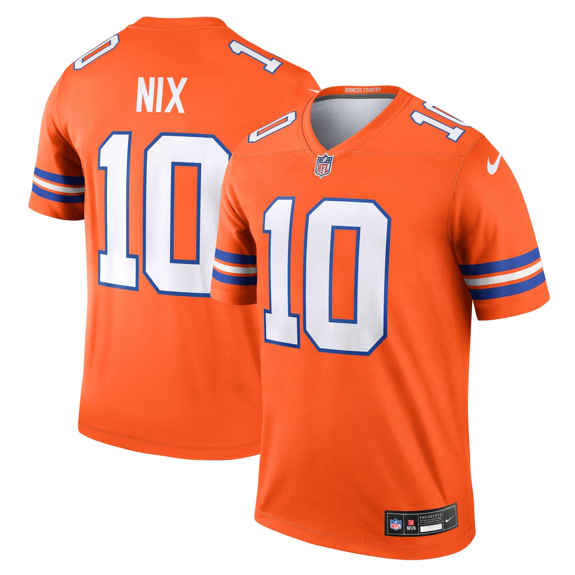 bo nix denver broncos nike legend player performance top orange clowdercats ewbqm.jpg