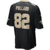 bob pollard new orleans saints nike game retired player jersey black clowdercats zkx3u.jpg