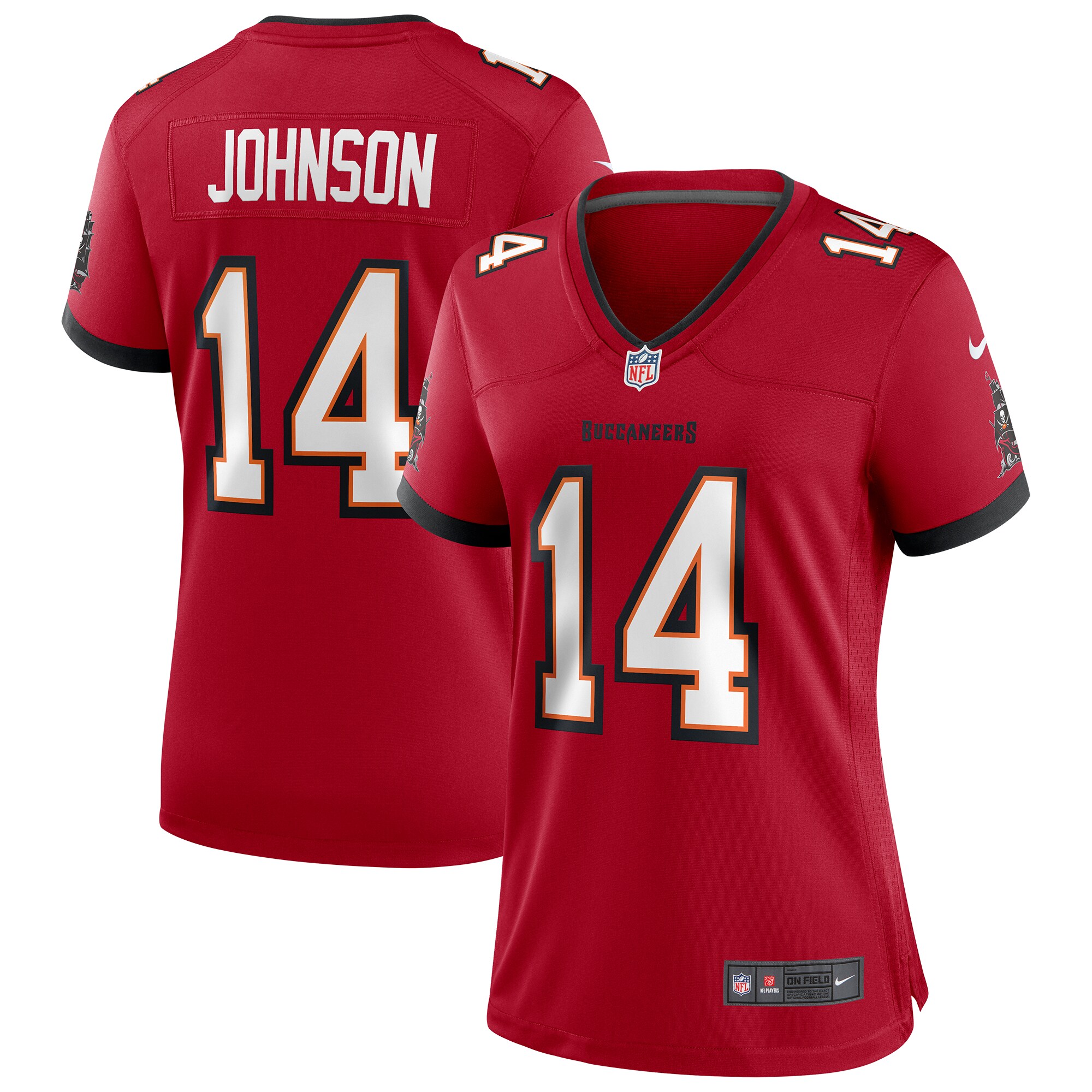 brad johnson tampa bay buccaneers nike womens game retired player jersey red clowdercats nw15h.jpg
