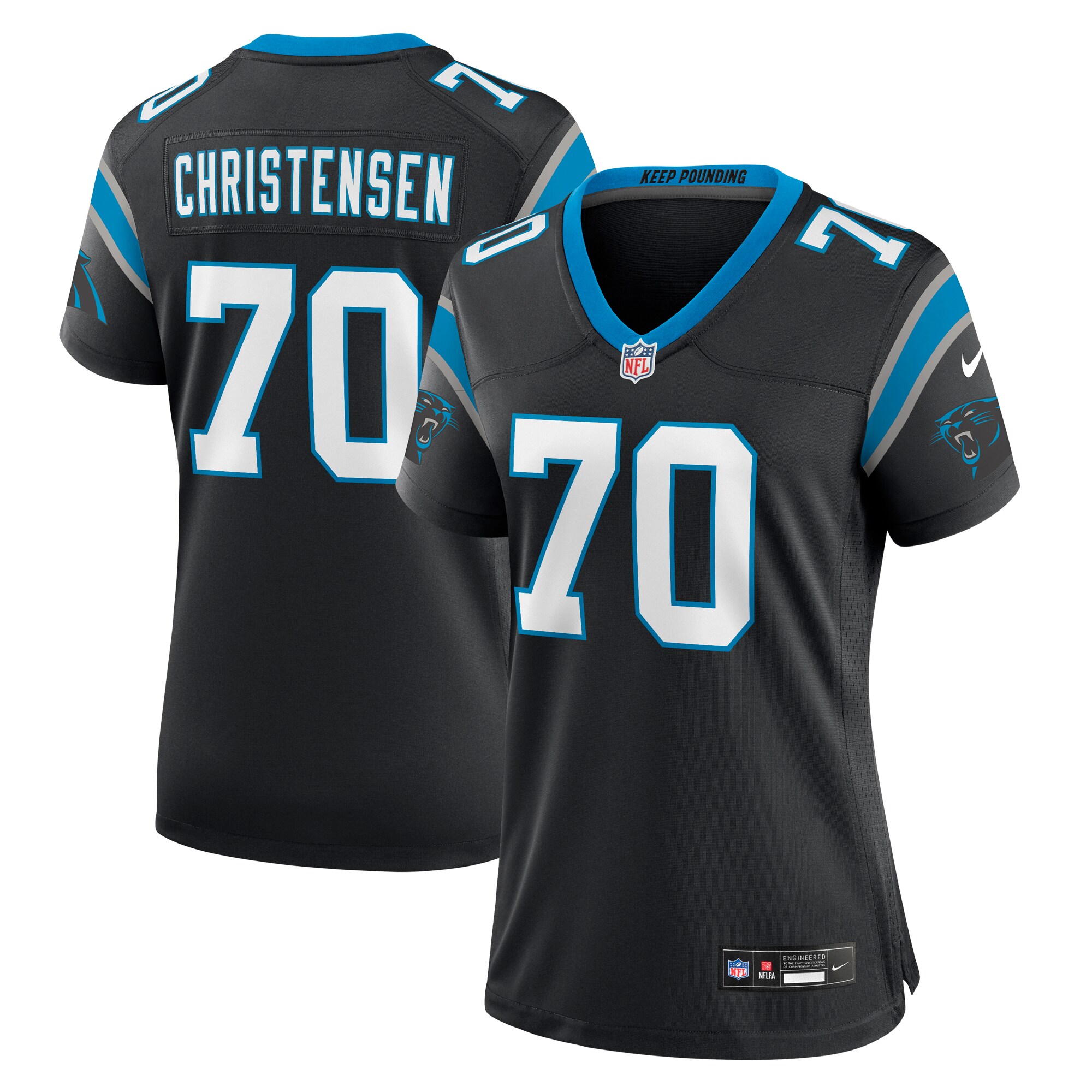 brady christensen carolina panthers nike womens team game jersey black clowdercats 52gw3.jpg