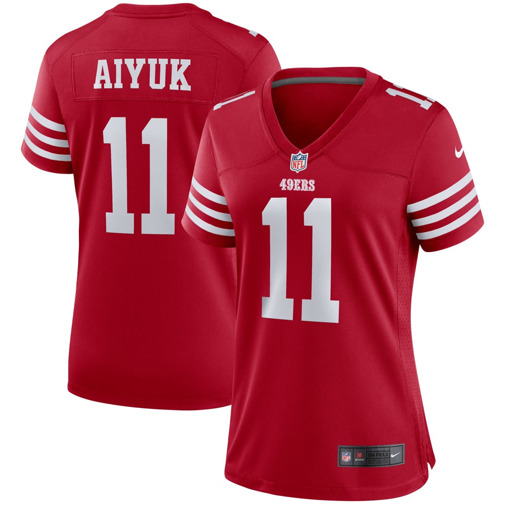 brandon aiyuk san francisco 49ers nike womens player jersey scarlet clowdercats mrjoo.jpg