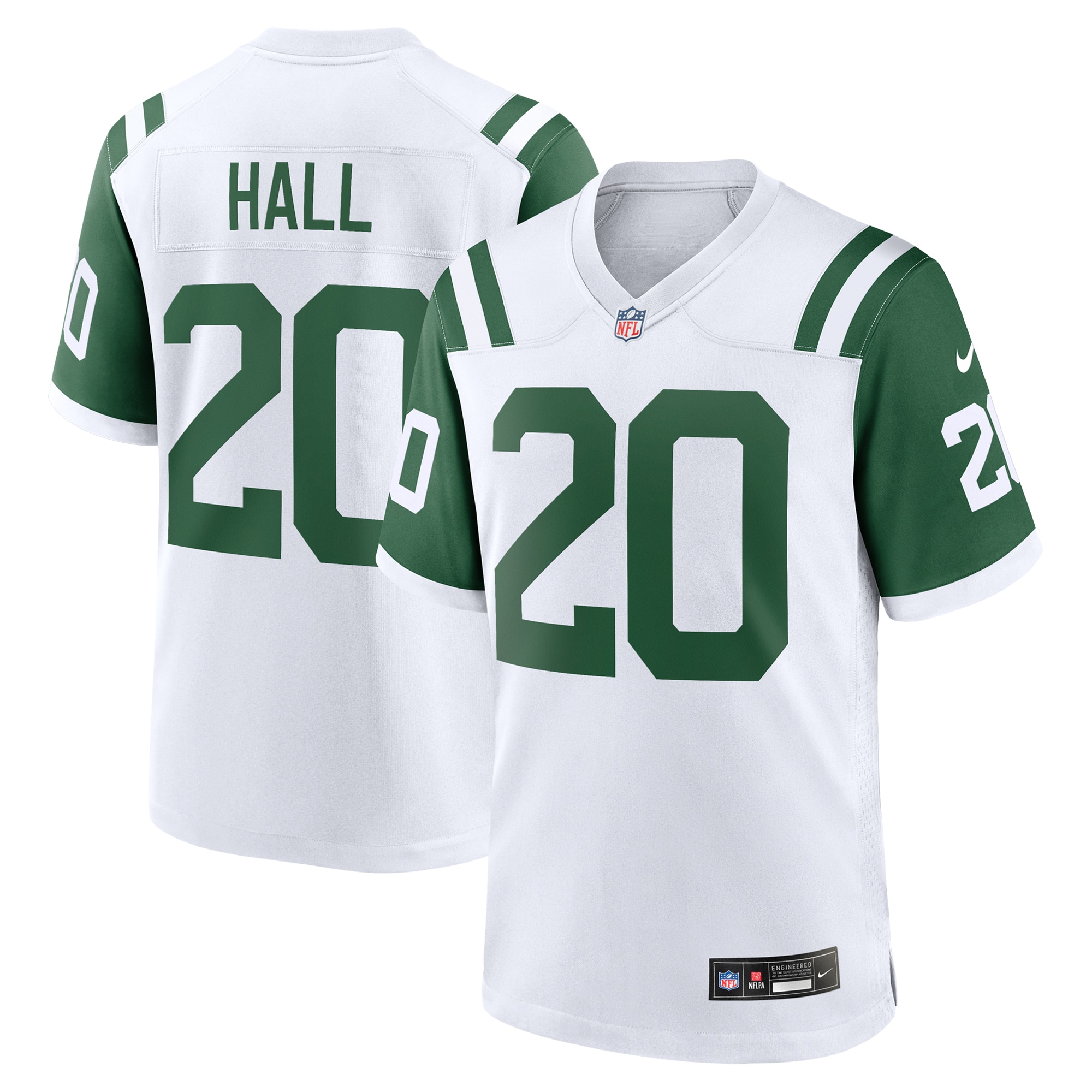 breece hall new york jets nike classic alternate game jersey white clowdercats bakrg.jpg