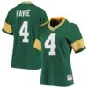 brett favre green bay packers mitchell ness womens 1996 legacy replica player jersey green clowdercats q46bb.jpg