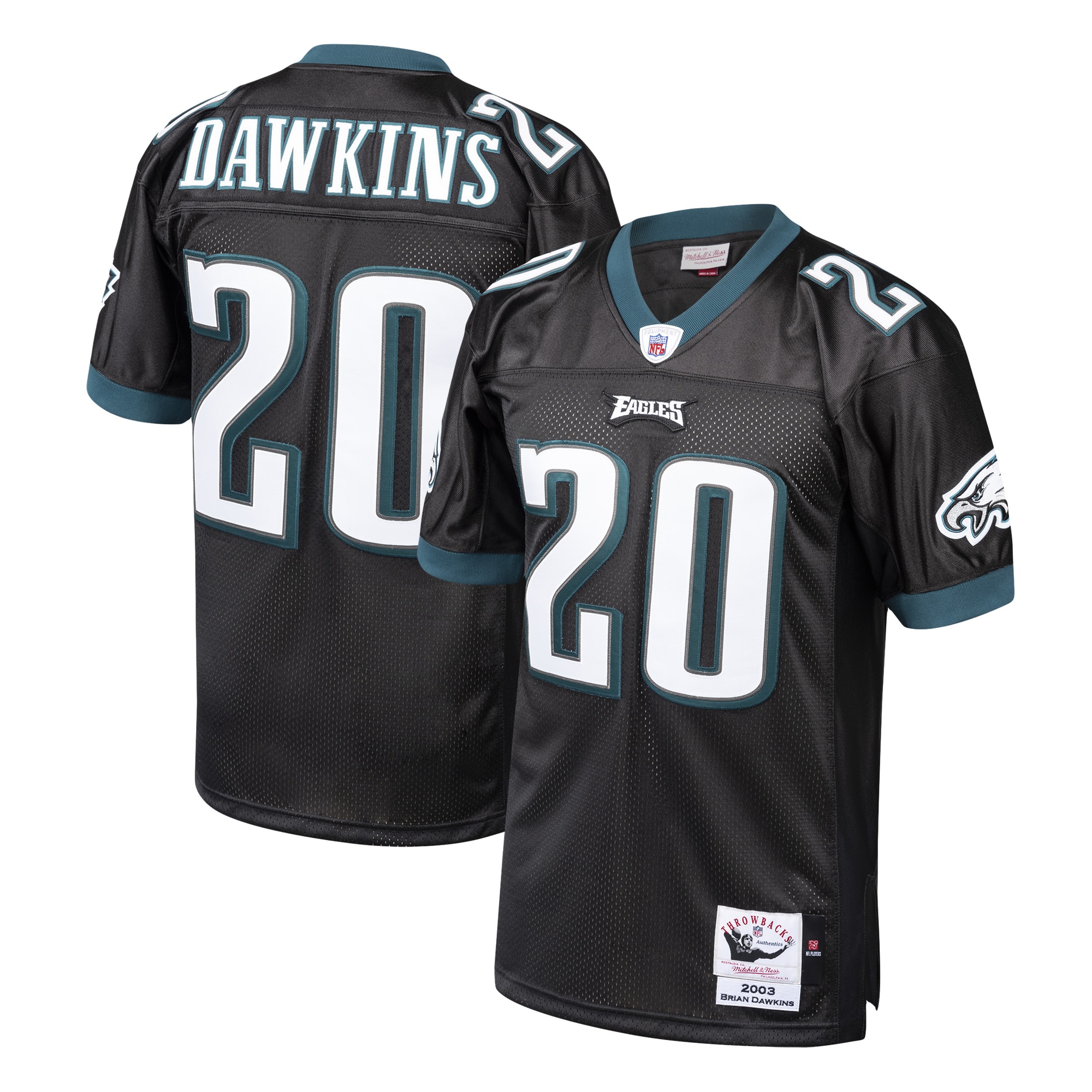 brian dawkins philadelphia eagles 2003 mitchell ness authentic throwback retired player jersey black clowdercats imqvs.jpg