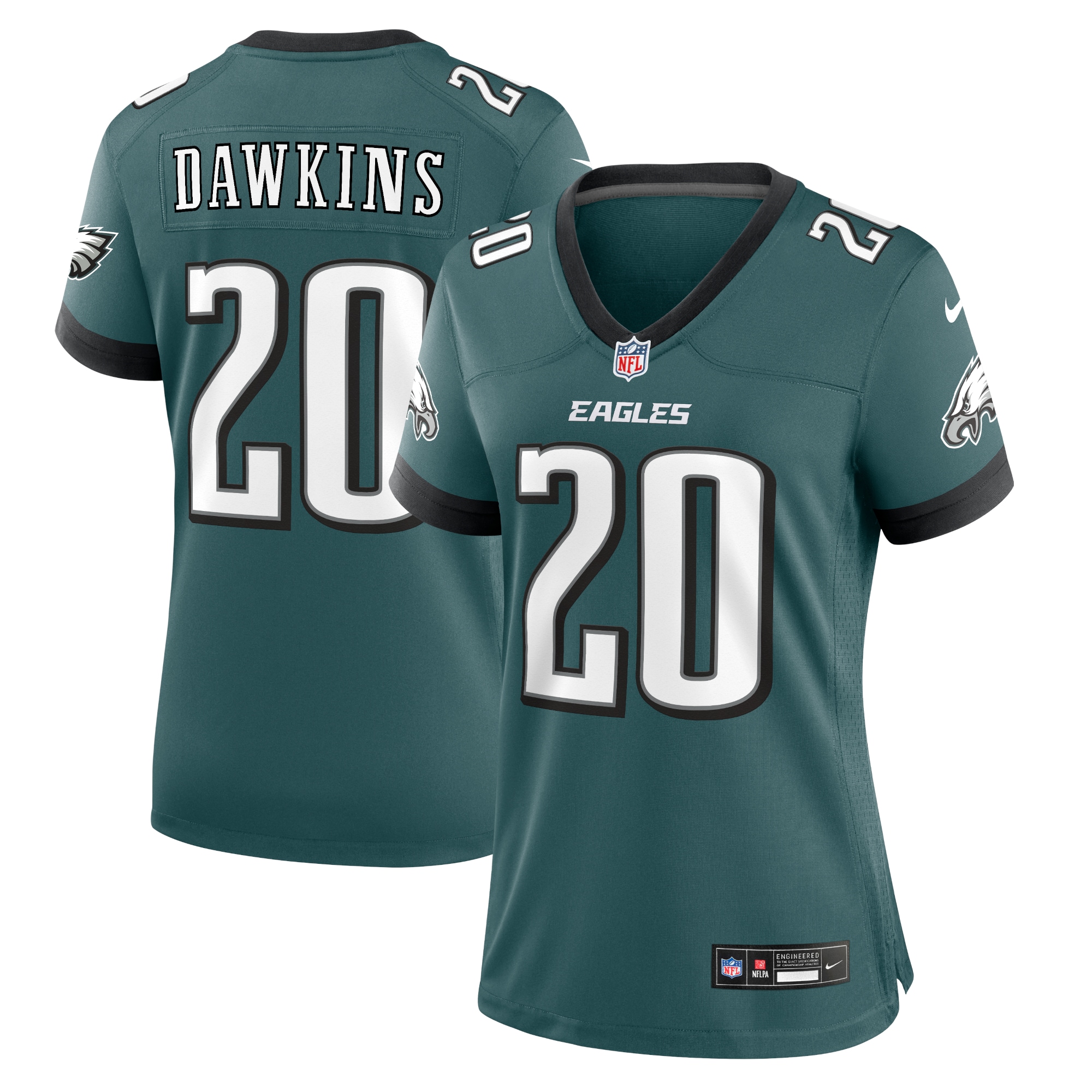 brian dawkins philadelphia eagles nike womens retired player game jersey midnight green clowdercats o2qiv.jpg