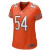 brian urlacher chicago bears nike womens retired player jersey orange clowdercats bflnf.jpg
