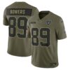 brock bowers las vegas raiders nike 2025 salute to service limited jersey olive clowdercats bdgxw.jpg