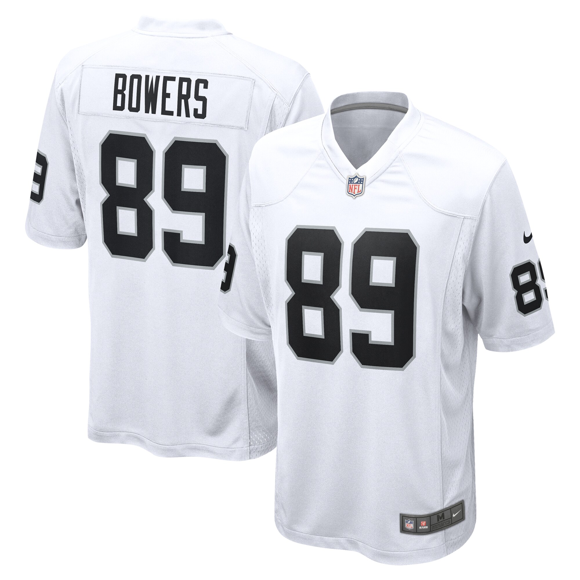 brock bowers las vegas raiders nike game jersey white clowdercats rzzzl.jpg