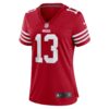 brock purdy san francisco 49ers nike womens player jersey scarlet clowdercats clcjt.jpg