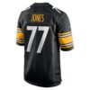 broderick jones pittsburgh steelers nike game jersey black clowdercats 64jqz.jpg