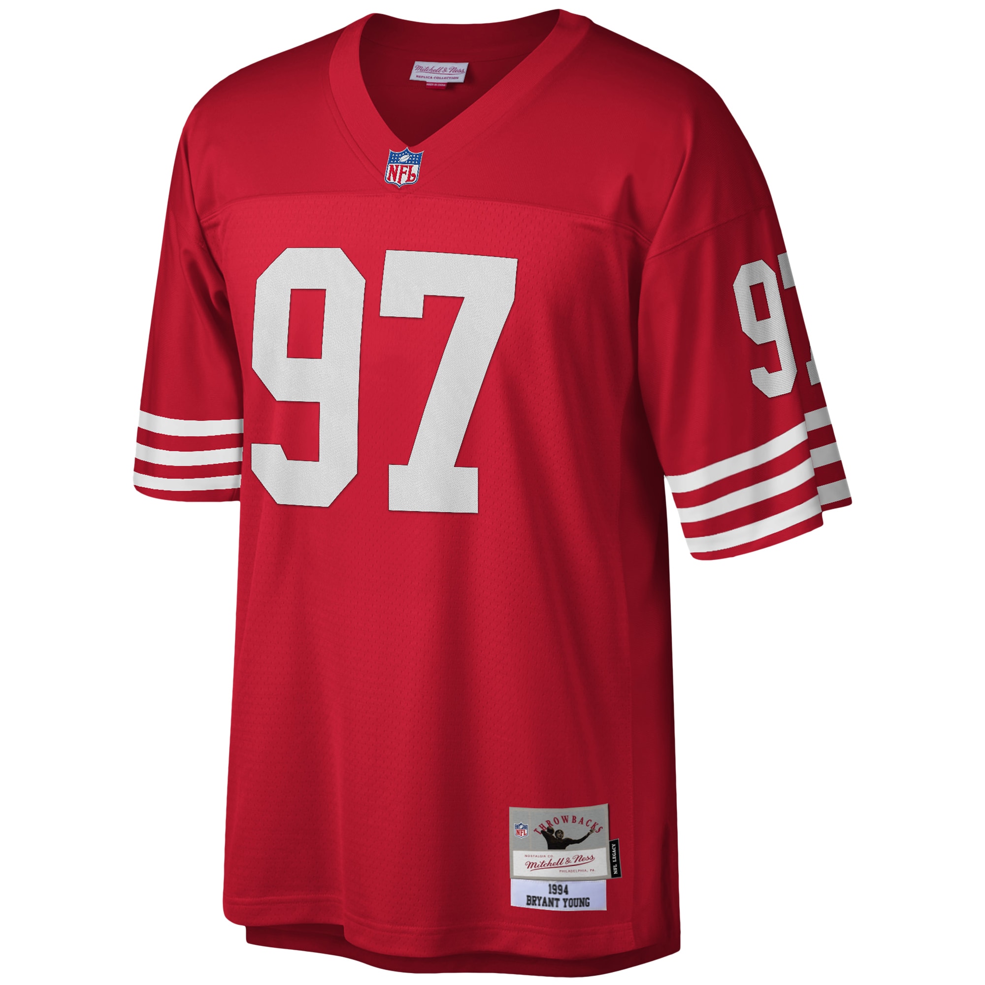 bryant young san francisco 49ers mitchell ness legacy replica jersey scarlet clowdercats 2dkyy.jpg