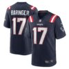 bryce baringer new england patriots nike team game jersey navy clowdercats 6fssk.jpg