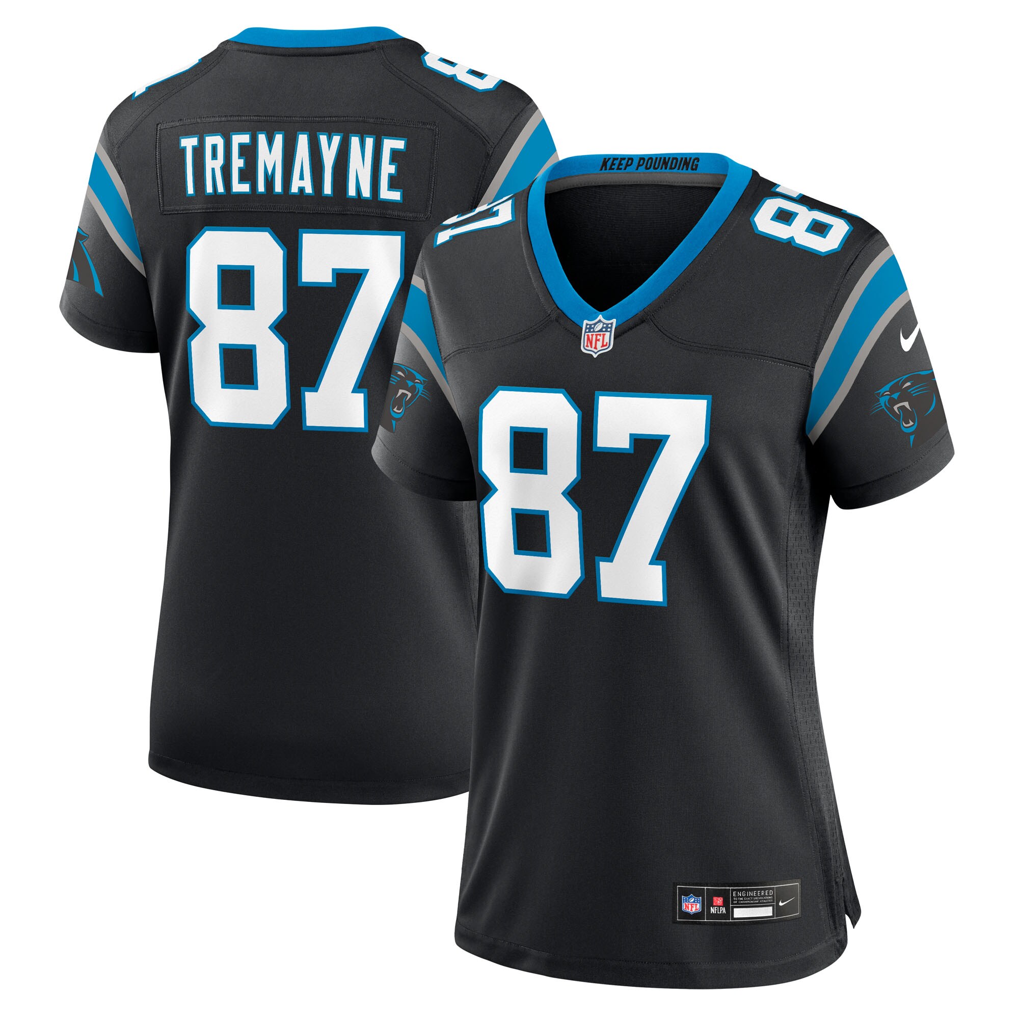 brycen tremayne carolina panthers nike womens team game jersey black clowdercats 6bnhs.jpg
