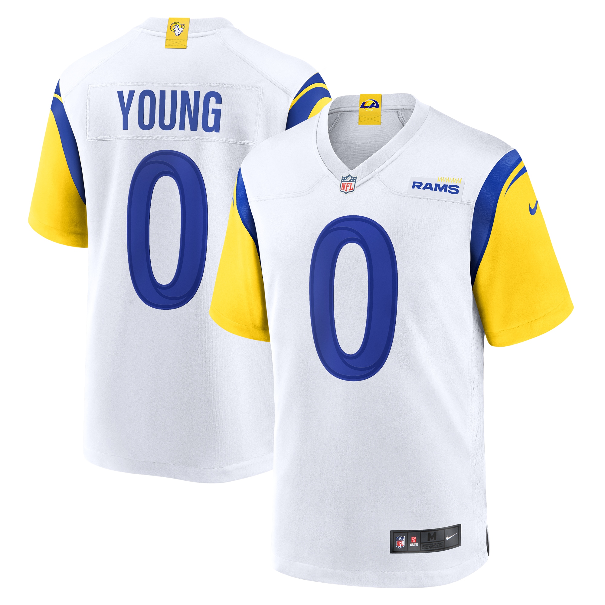 byron young los angeles rams nike team game jersey white clowdercats jer9k.jpg