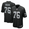 caleb rogers las vegas raiders nike team game jersey black clowdercats wistz.jpg