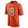 caleb williams chicago bears nike alternate player game jersey orange clowdercats dm80u.jpg