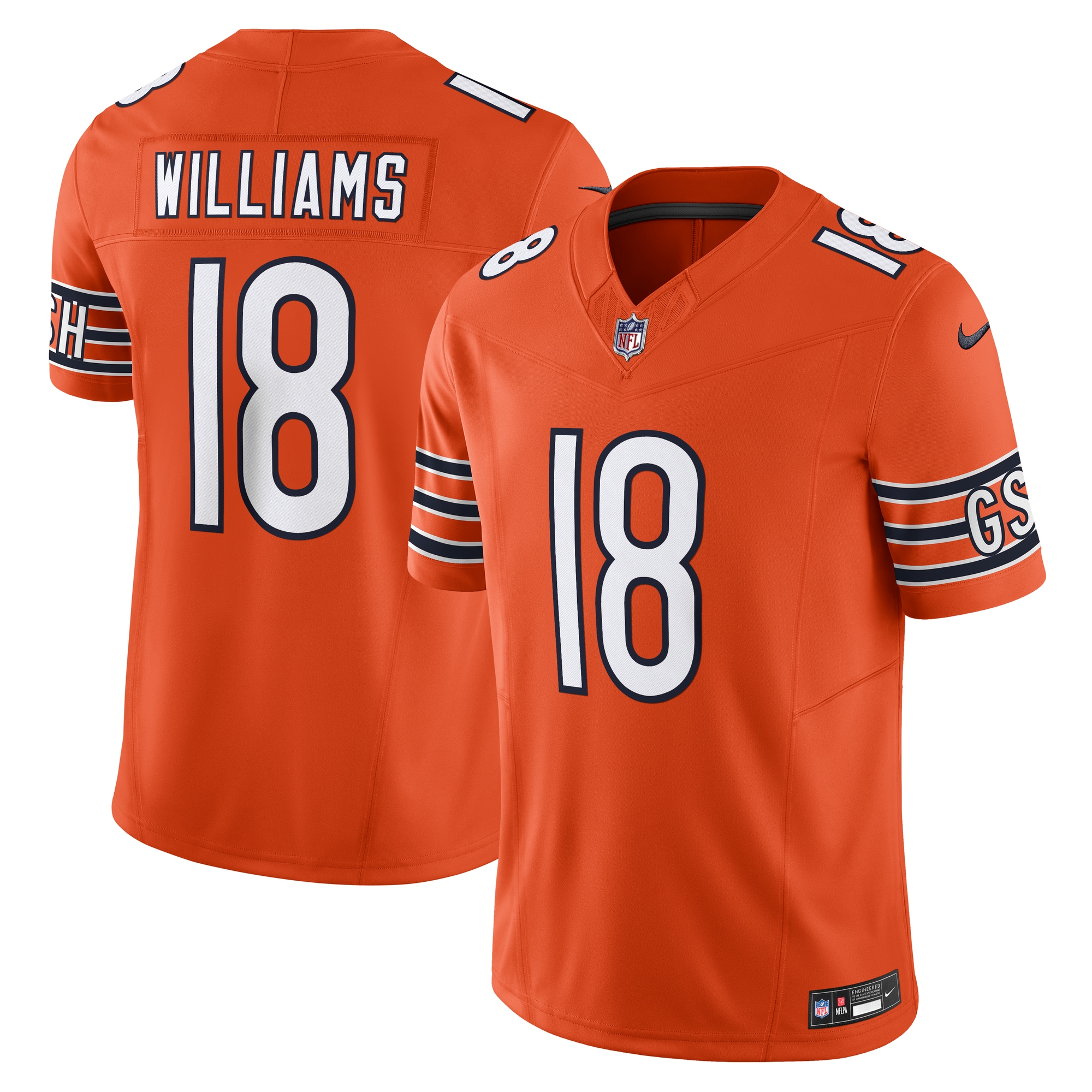 caleb williams chicago bears nike vapor fuse limited jersey orange clowdercats mwuxb.jpg
