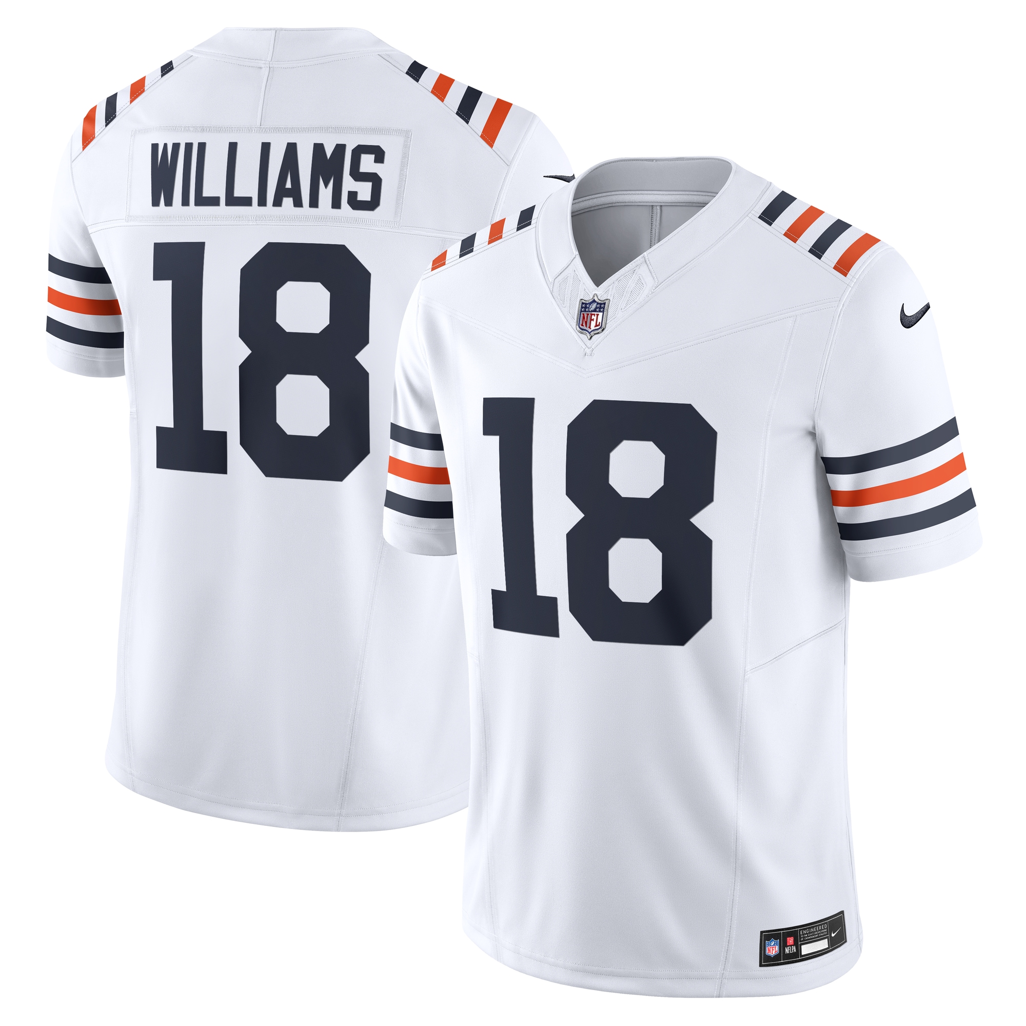 caleb williams chicago bears nike vapor fuse limited jersey white clowdercats azrbe.jpg