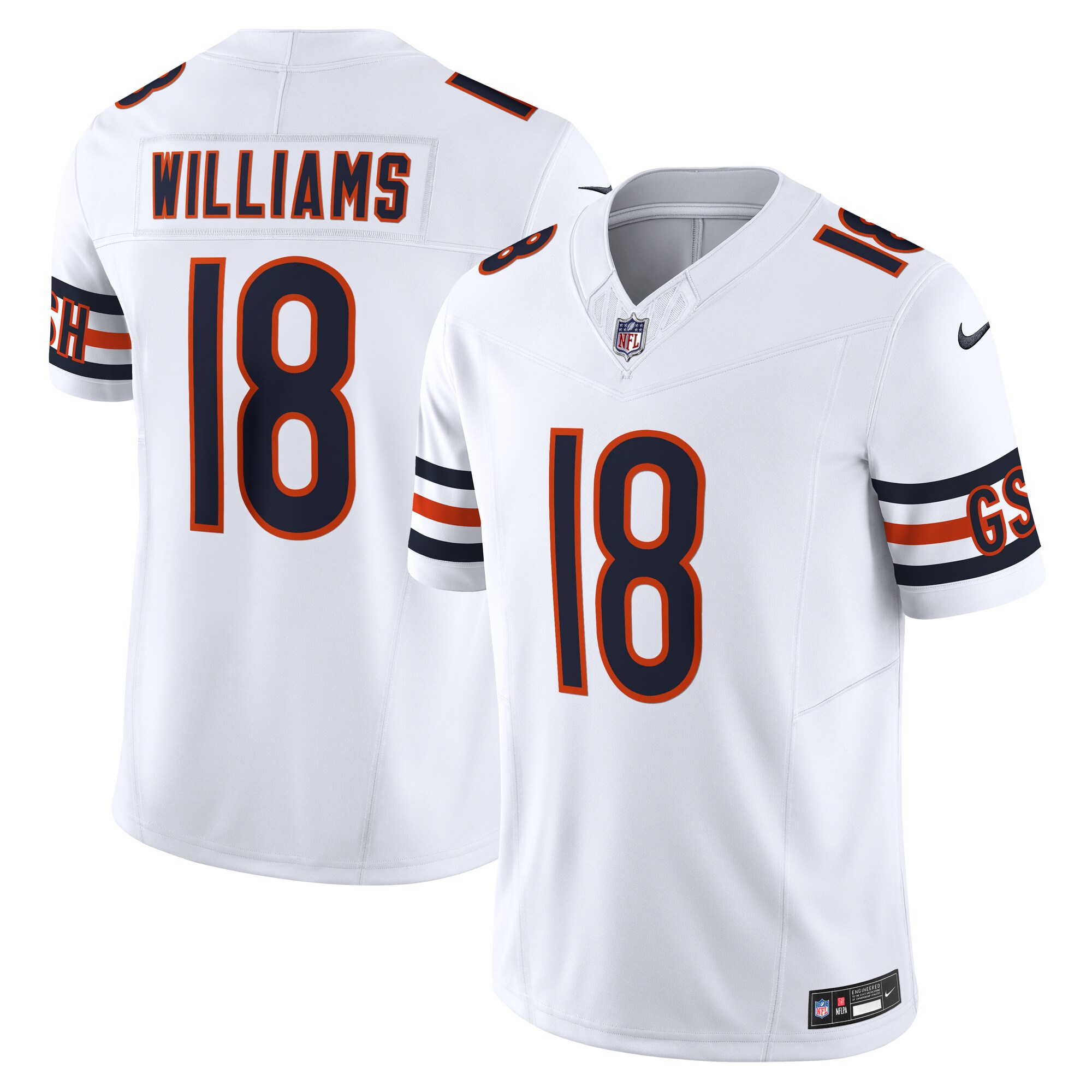 caleb williams chicago bears nike vapor fuse limited jersey white clowdercats fjbl5.jpg