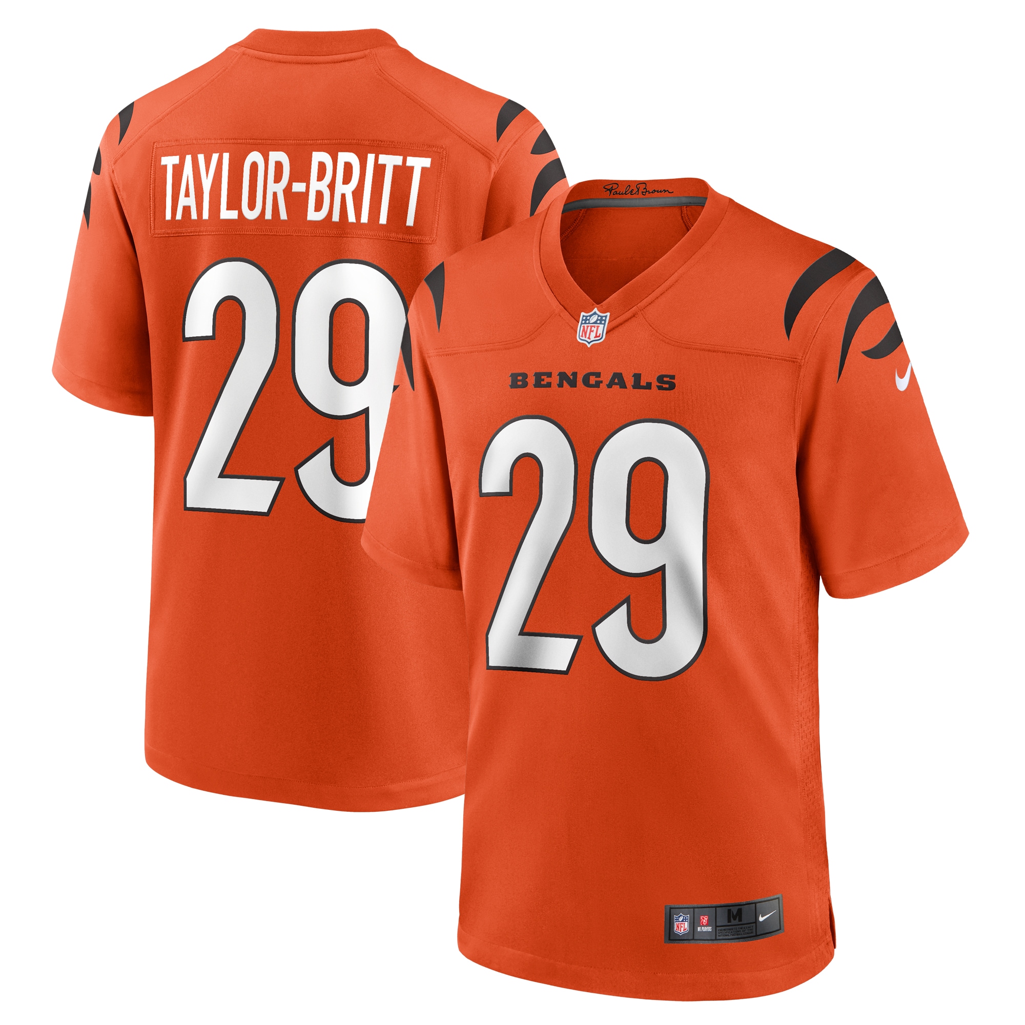 cam taylor britt cincinnati bengals nike alternate game jersey orange clowdercats cwqzp.jpg