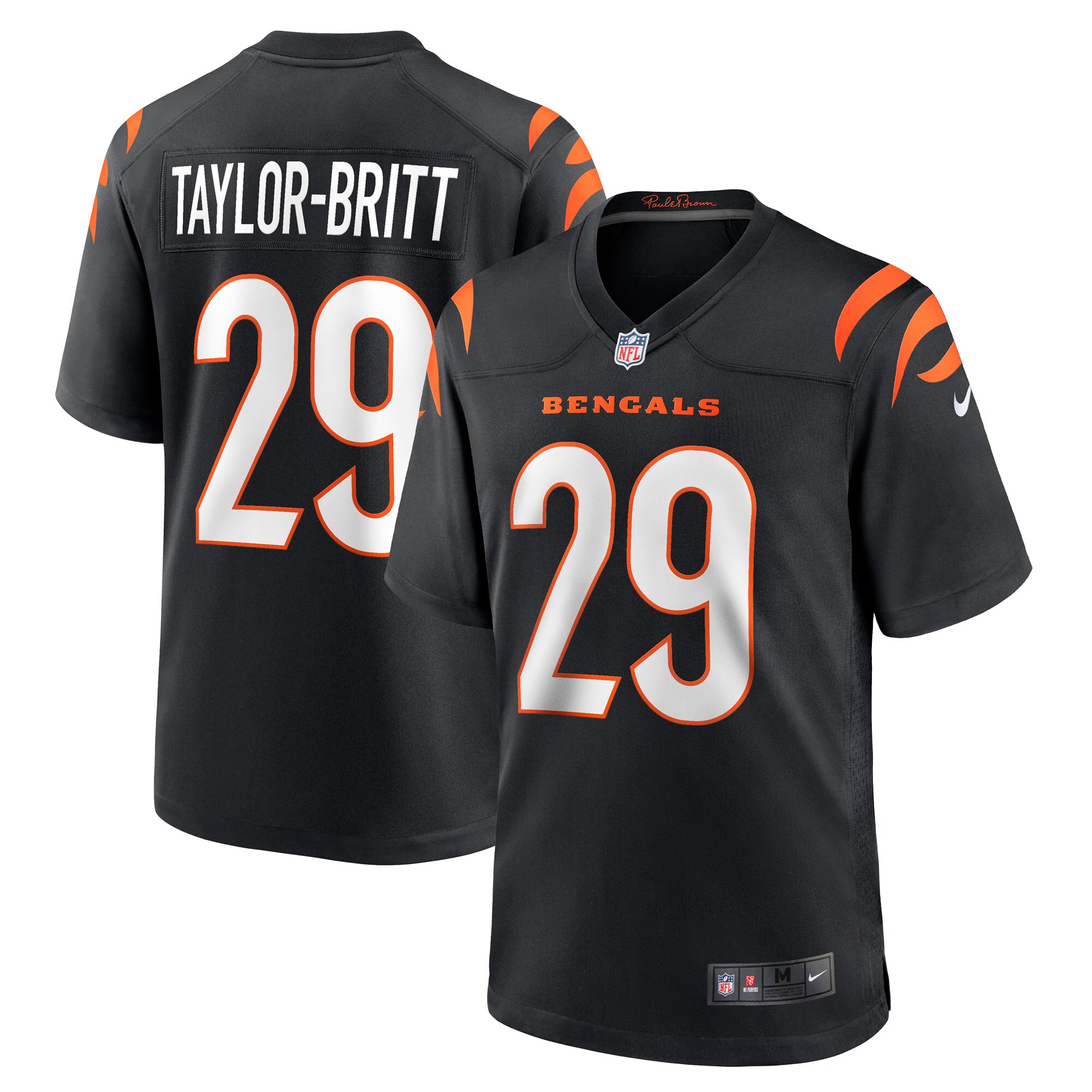 cam taylor britt cincinnati bengals nike game player jersey black clowdercats ztkxs.jpg