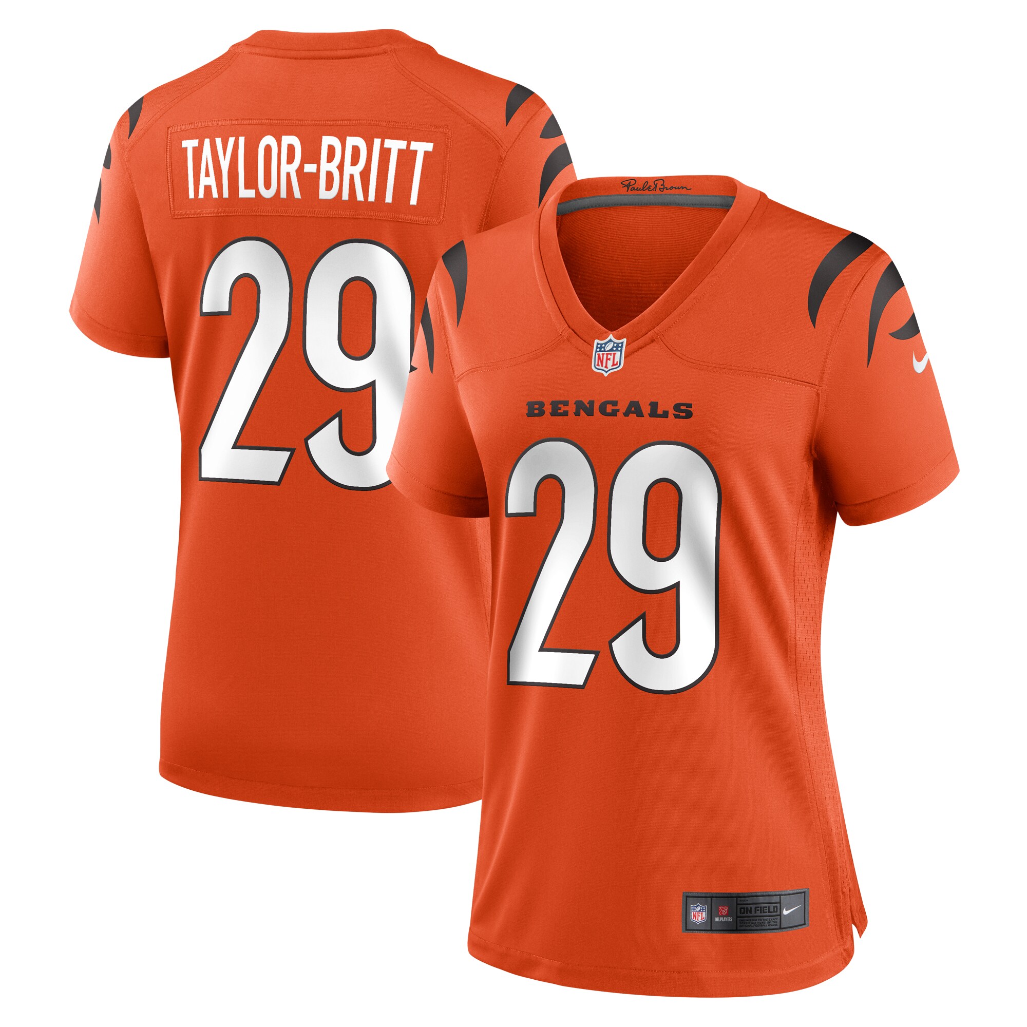 cam taylor britt cincinnati bengals nike womens alternate game jersey orange clowdercats 5kfcv.jpg