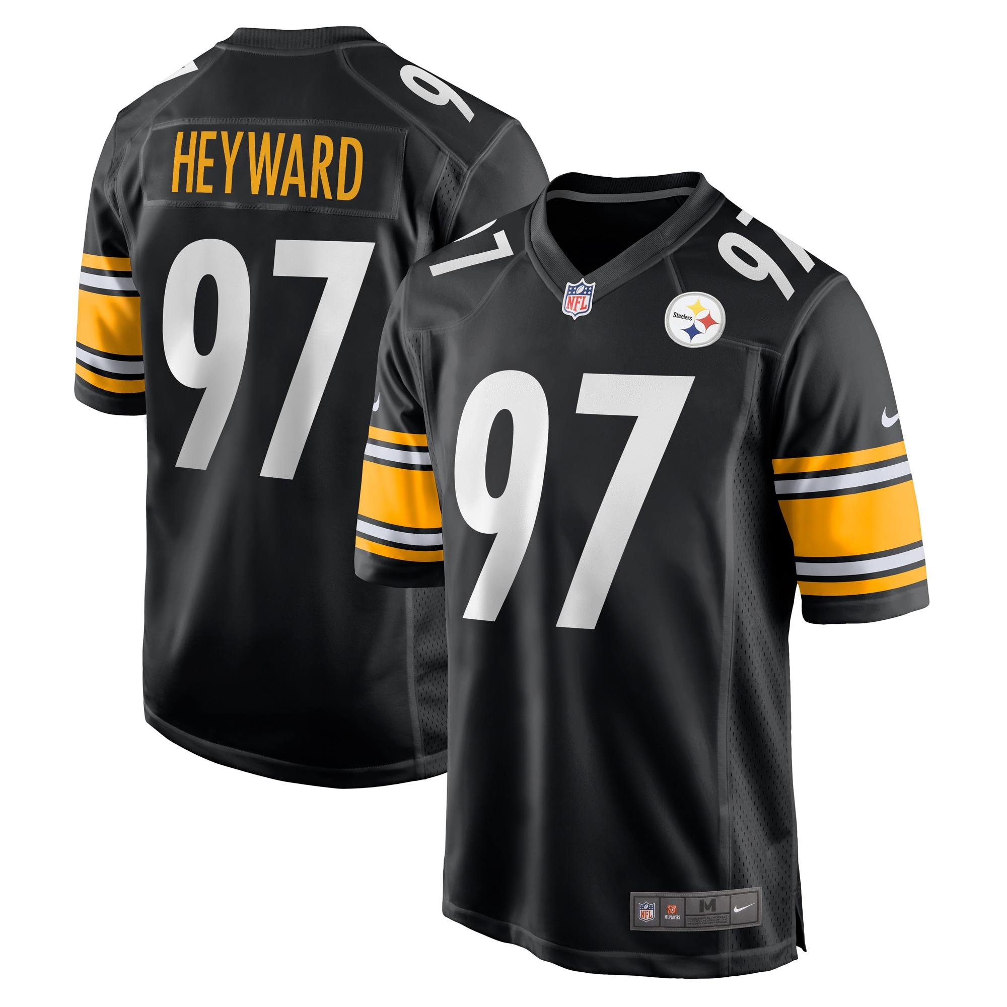 cameron heyward pittsburgh steelers nike game jersey black clowdercats j7z9f.jpg