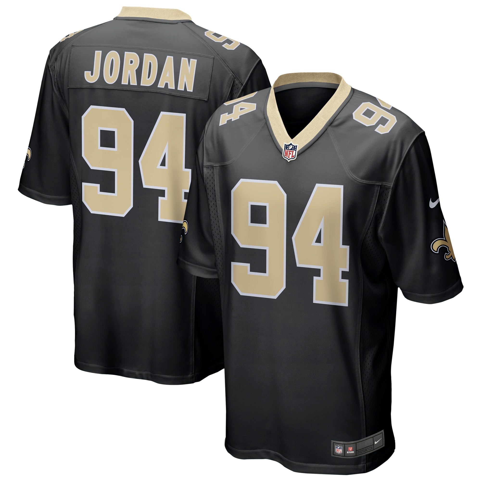 cameron jordan new orleans saints nike game jersey black clowdercats s8iae.jpg