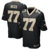 carl nicks new orleans saints nike game retired player jersey black clowdercats 69vvd.jpg