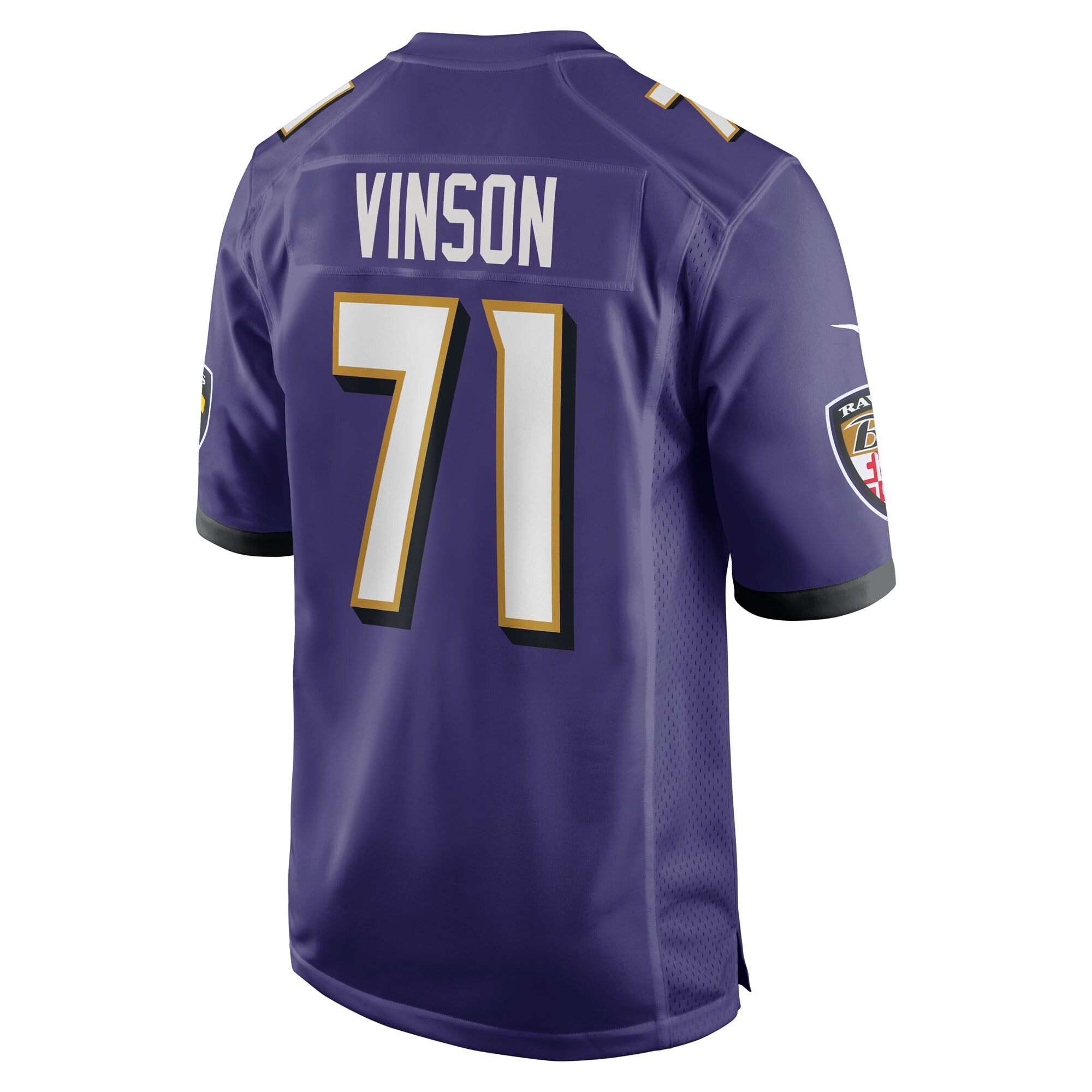 carson vinson baltimore ravens nike team game jersey purple clowdercats m9o9p.jpg