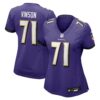 carson vinson baltimore ravens nike womens team game jersey purple clowdercats in7xc.jpg