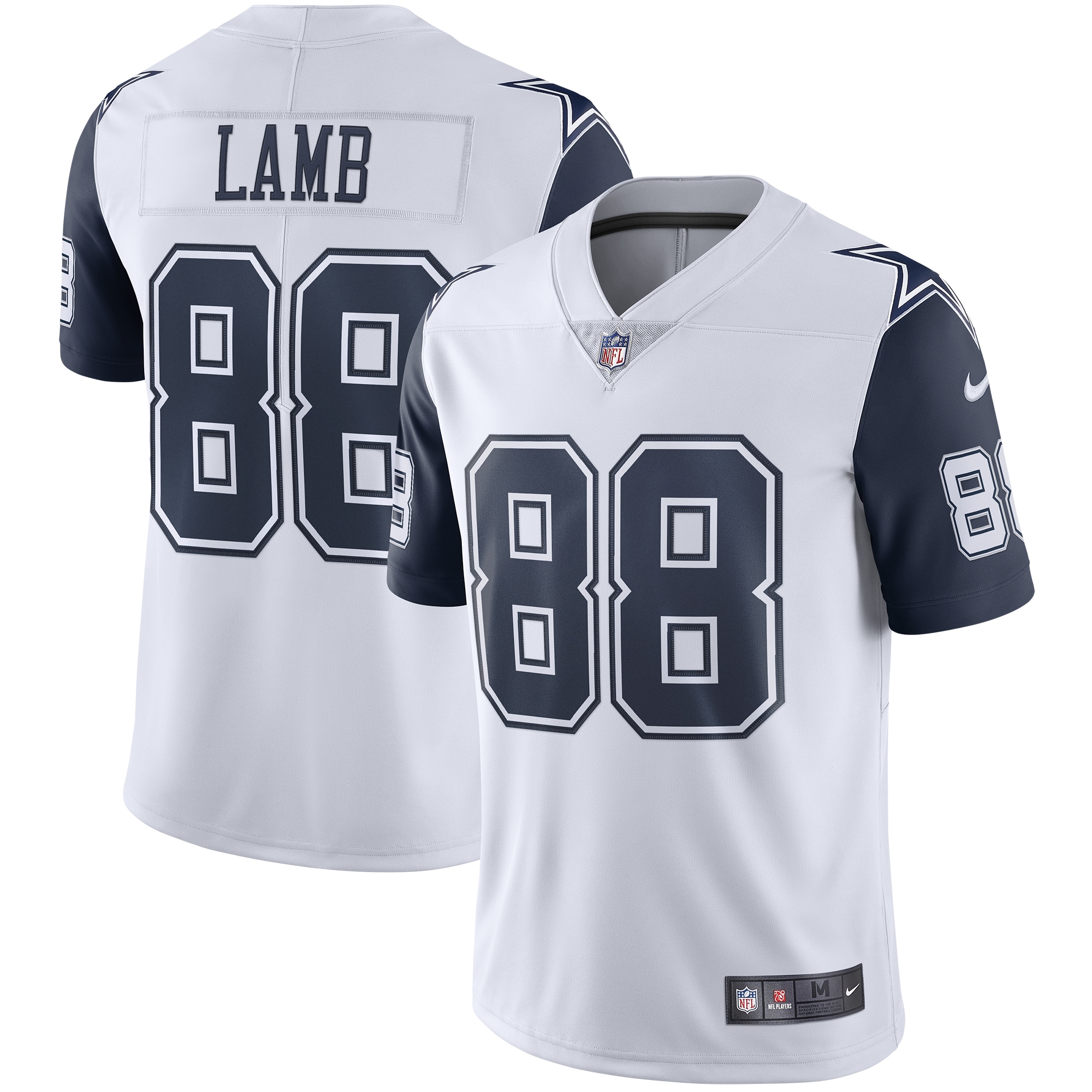 ceedee lamb dallas cowboys nike 2nd alternate vapor limited jersey white clowdercats sgprw.jpg