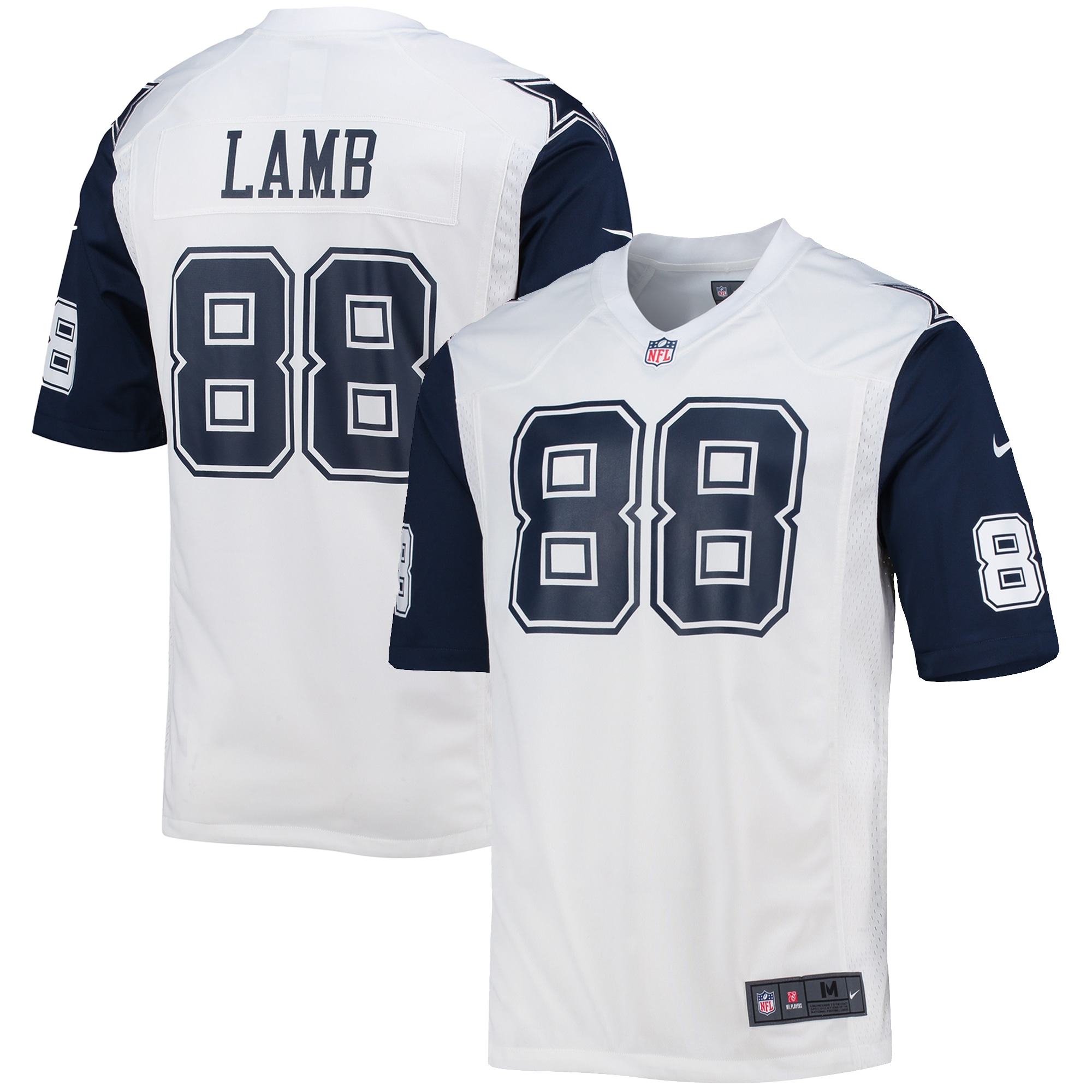 ceedee lamb dallas cowboys nike alternate game team jersey white clowdercats ipqus.jpg