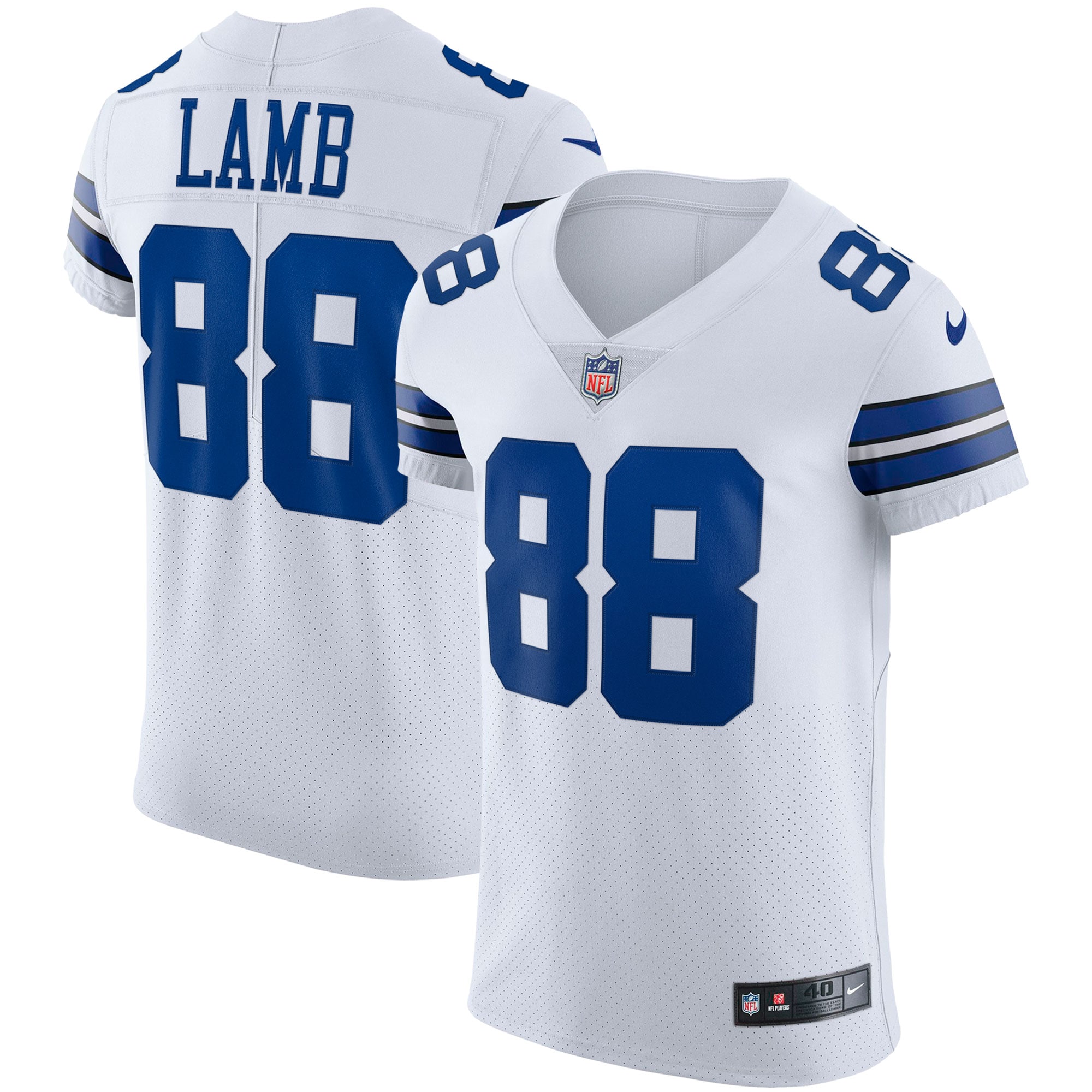 ceedee lamb dallas cowboys nike vapor elite jersey white clowdercats i3zrj.jpg