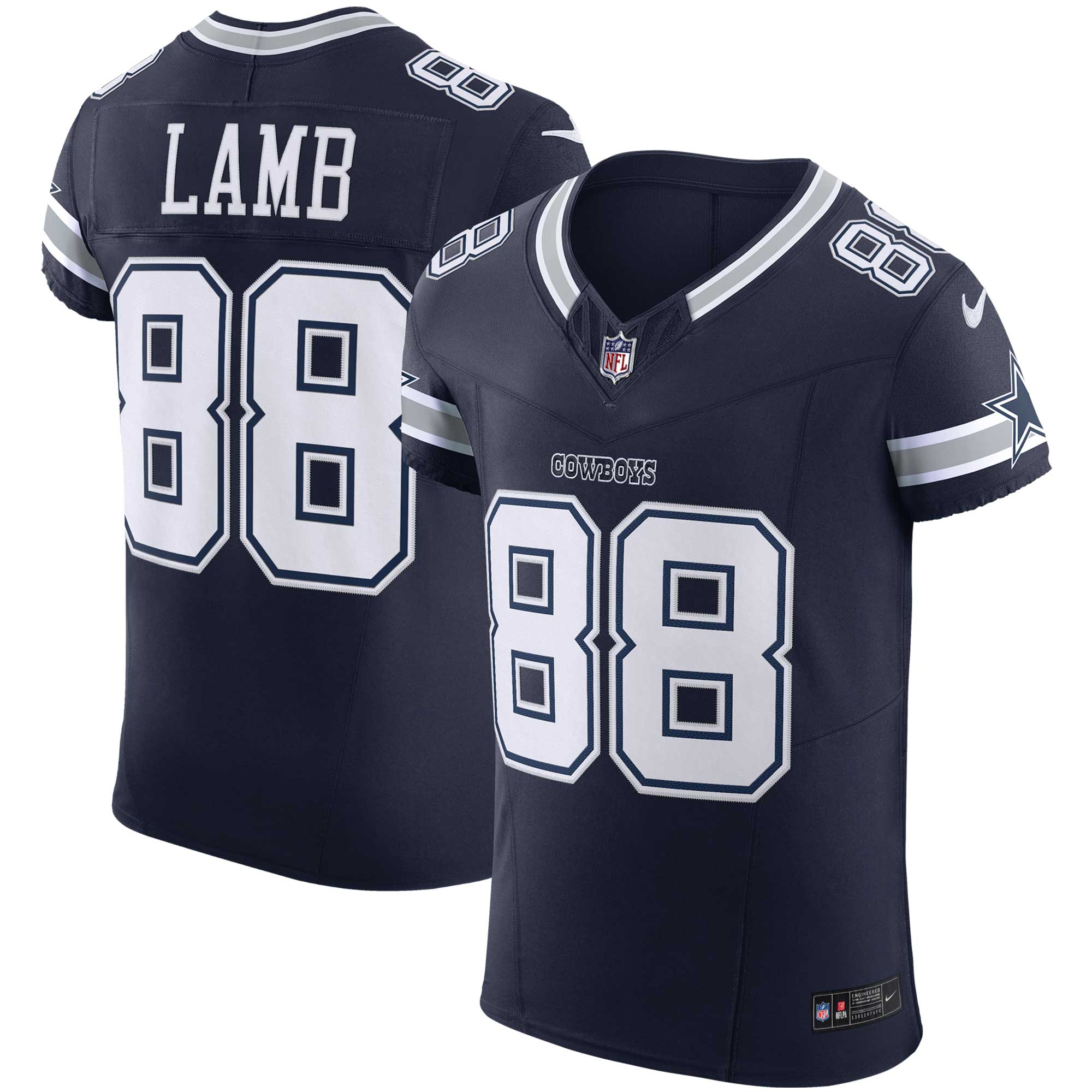 ceedee lamb dallas cowboys nike vapor fuse elite jersey navy clowdercats brbcs.jpg