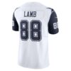 ceedee lamb dallas cowboys nike vapor fuse limited jersey white clowdercats qxdjl.jpg