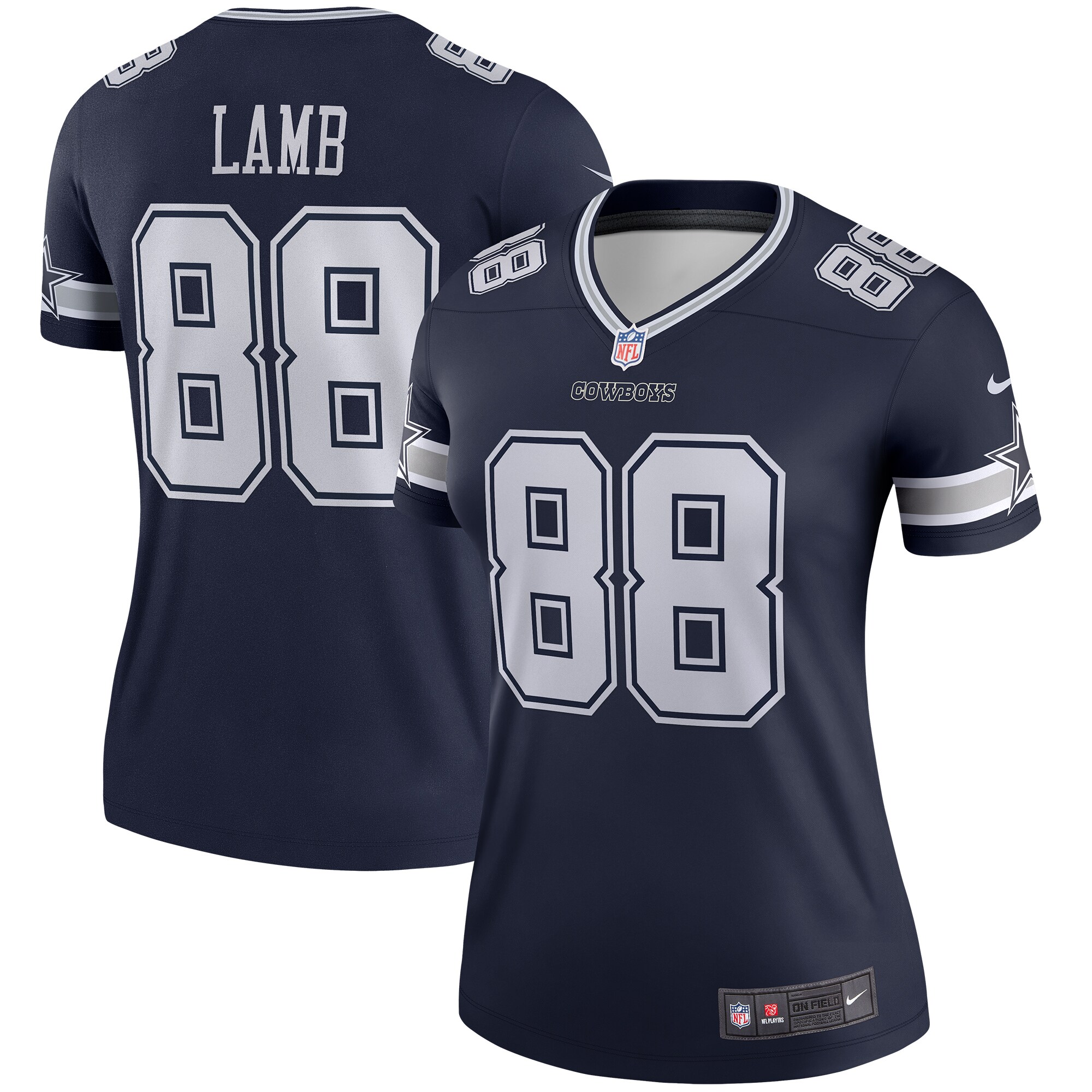 ceedee lamb dallas cowboys nike womens legend player performance top navy clowdercats 55ehk.jpg