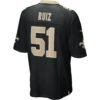 cesar ruiz new orleans saints nike player game jersey black clowdercats ireks.jpg