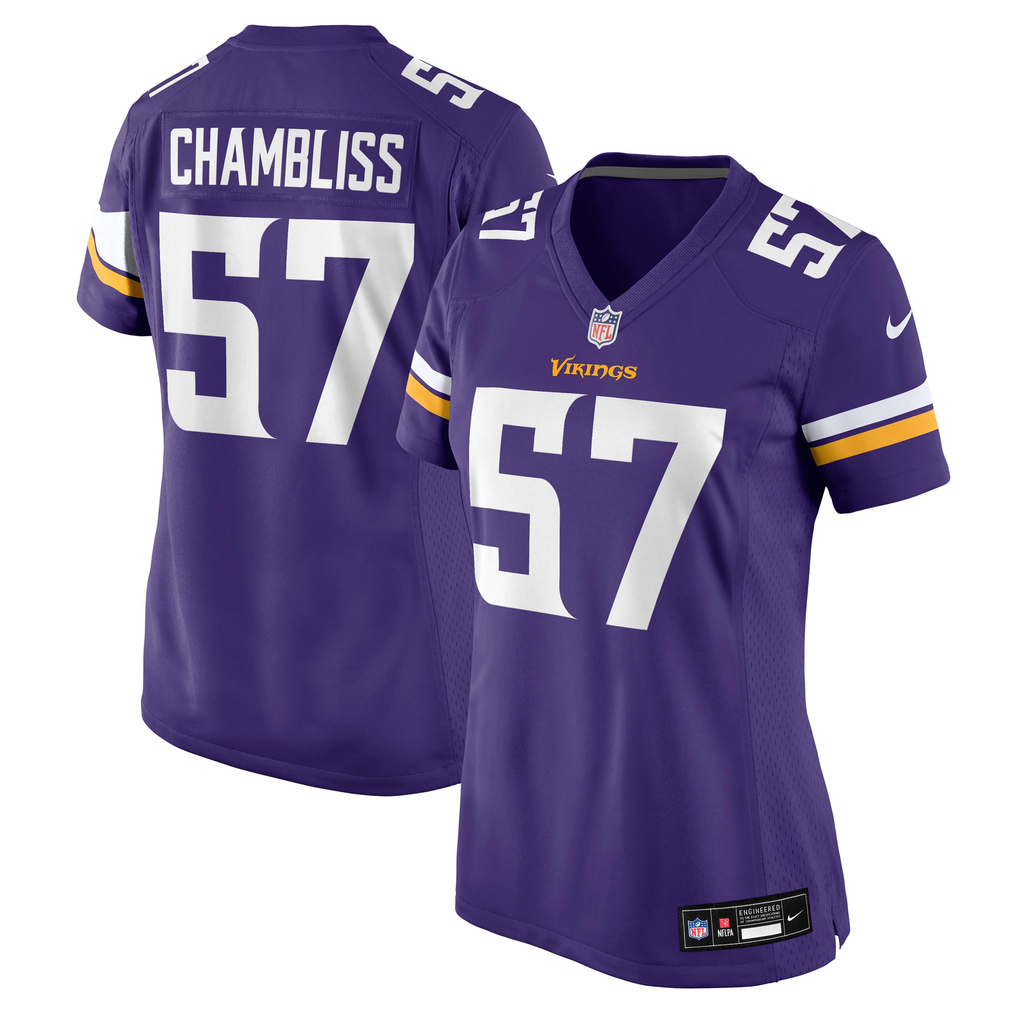 chaz chambliss minnesota vikings nike womens team game jersey purple clowdercats a6z2l.jpg
