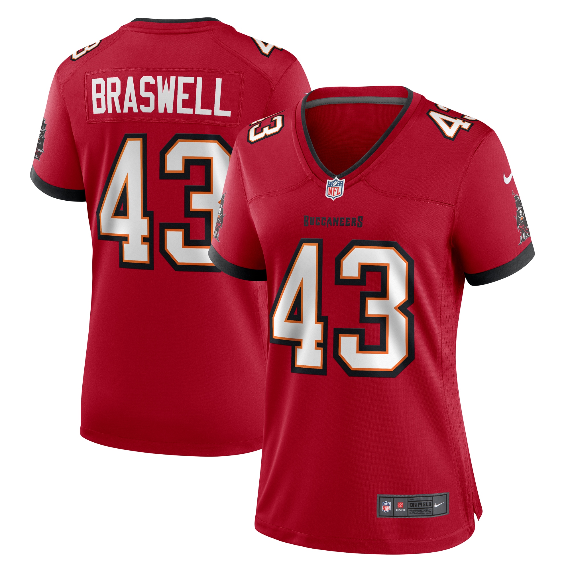 chris braswell tampa bay buccaneers nike womens team game jersey red clowdercats pn3lj.jpg