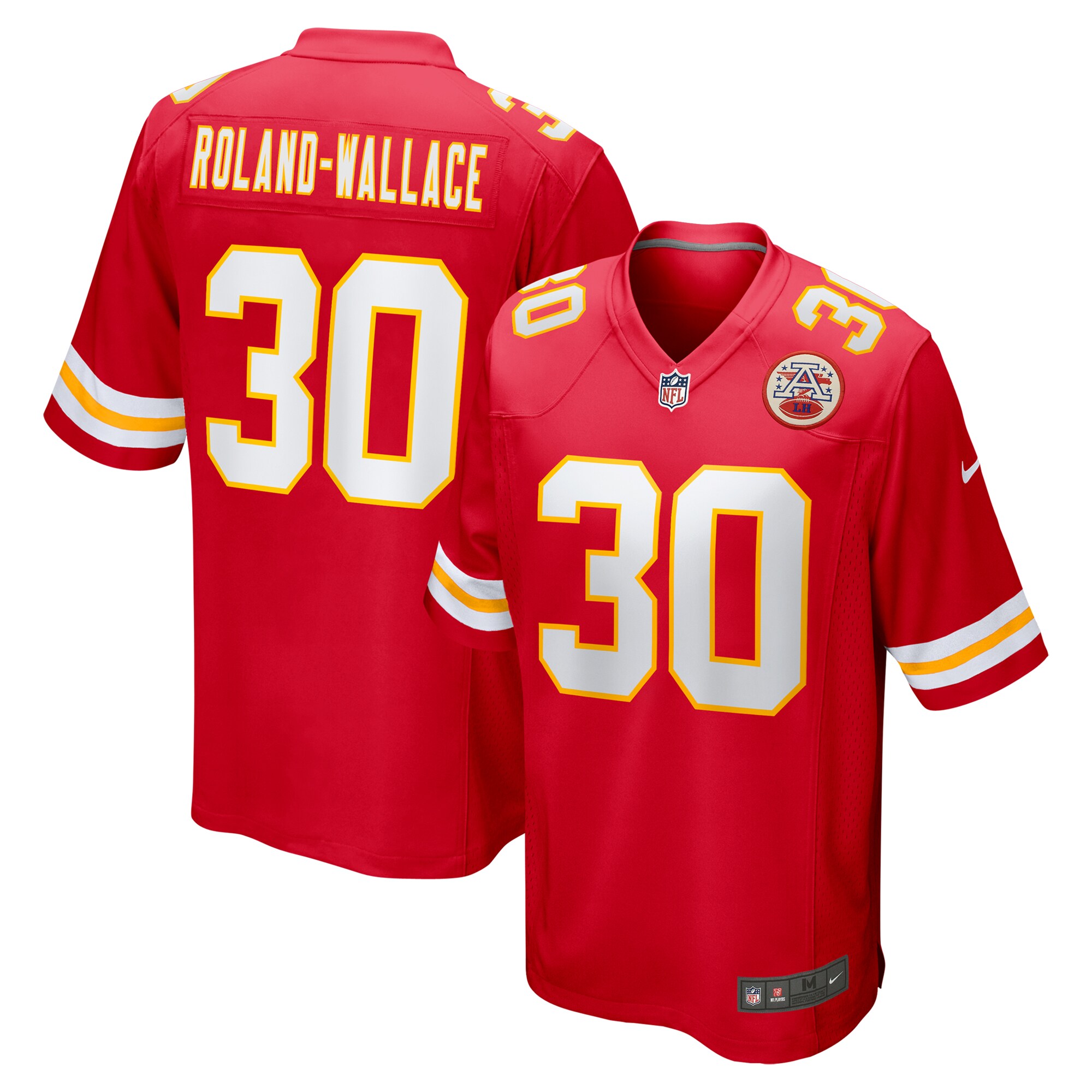 chris roland wallace kansas city chiefs nike game jersey red clowdercats mrnga.jpg