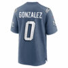 christian gonzalez new england patriots nike 2025 rivalries collection game jersey storm blue clowdercats nkvfa.jpg