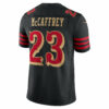 christian mccaffrey san francisco 49ers nike 2025 rivalries collection limited jersey black clowdercats sxfef.jpg
