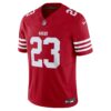 christian mccaffrey san francisco 49ers nike vapor fuse limited jersey scarlet clowdercats pfl5h.jpg